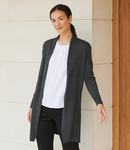 Henbury Ladies Longline Open Cardigan