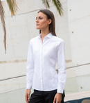 Henbury Ladies Long Sleeve Stretch Poplin Shirt