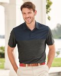 Colorblocked Space-Dyed Polo
