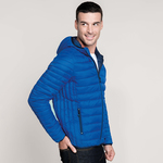 Lightweight hooded padded jacket