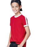 Youth Retro Ringer Fine Jersey Tee