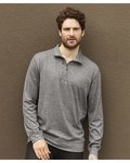 Vintage Microstripe Quarter-Zip Pullover