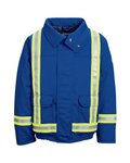 Lined Bomber Jacket with Reflective Trim - Nomex® IIIA - Long Sizes