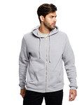 Unisex USA Made Heavyweight Loop Terry Full-Zip Hooded Sweatshirt