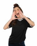 Retro V-Neck Baseball Jersey