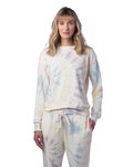 Ladies' Washed Terry Throwback Pullover Sweatshirt