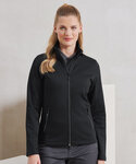 Women's spun dyed sustainable zip-through sweatshirt