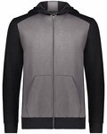 Youth Eco Revive™ Three-Season Triblend Fleece Full-Zip Hooded Sweatshirt