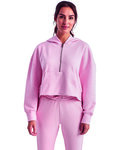 Ladies' Alice Half-Zip Hooded Sweatshirt