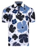 Men's Flower Printed Polo