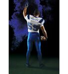 Straight Football Nameplate