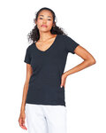 Ladies' USA Made Hemp V-Neck T-Shirt