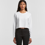 CROP LS TEE