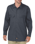 Men's FLEX Relaxed Fit Long-Sleeve Twill Work Shirt