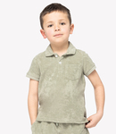 Native Spirit Kids Terry Towel Polo Shirt