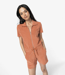 Native Spirit Ladies Terry Towel Short Overall