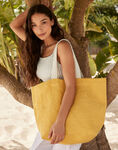 Soft Washed Jute Beach Bag