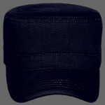 OTTO Garment Washed Superior Cotton Twill Binding Trim Visor Military Cap