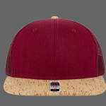 OTTO CAP "OTTO SNAP" 6 Panel Mid Profile Mesh Back Trucker Snapback Hat