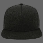 OTTO Cool Comfort Polyester Cool Mesh Square Flat Visor "OTTO SNAP" Six Panel Pro Style Snapback Hat