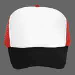 OTTO Polyester Foam Front Five Panel High Crown Mesh Back Trucker Hat