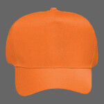 OTTO Neon Polyester Twill Five Panel Low Crown Baseball Cap