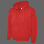 Adults Classic Full Zip Hooded Sweatshirt