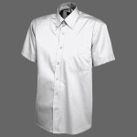 Mens Pinpoint Oxford Half Sleeve Shirt
