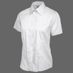 Ladies Poplin Half Sleeve Shirt