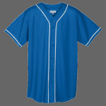 Youth Wicking Mesh Button Front Jersey