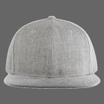 Wool Blend Heather Snapback Cap