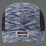 Polyester Jersey Knit w Mesh Inserts 6 Panel Running Hat